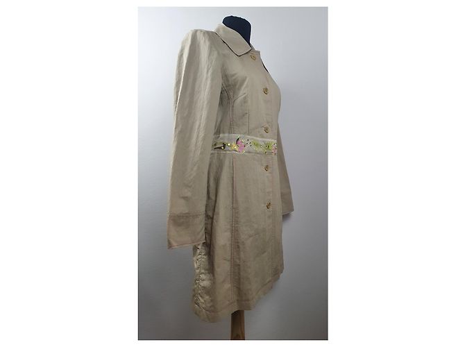 Gabardina IQ + Berlin Beige de Algodón - vista 3