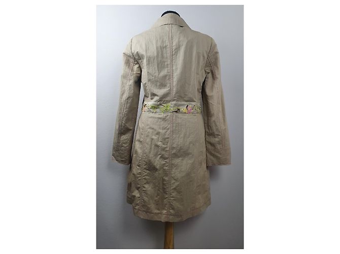 Gabardina IQ + Berlin Beige de Algodón - vista 4