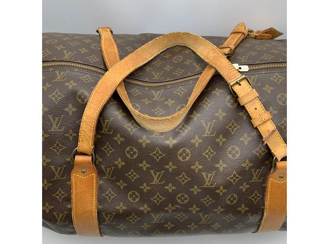 Louis Vuitton Monogramm-Leinwand Polochon 70 XL Duffle Reisetasche Braun - Ansicht 11