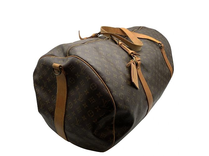Louis Vuitton Monogramm-Leinwand Polochon 70 XL Duffle Reisetasche Braun - Ansicht 6
