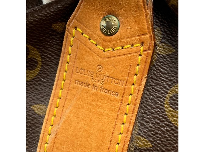 Louis Vuitton Monogramm-Leinwand Polochon 70 XL Duffle Reisetasche Braun - Ansicht 7