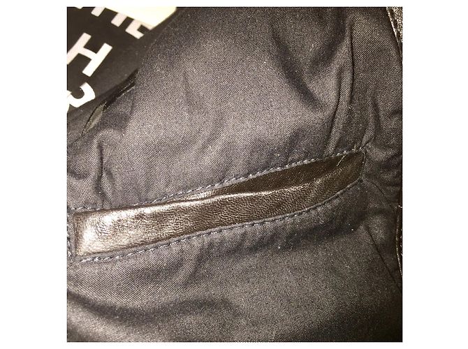 Each X Other Schwarze Lederjacke im Bikerstil - Ansicht 9