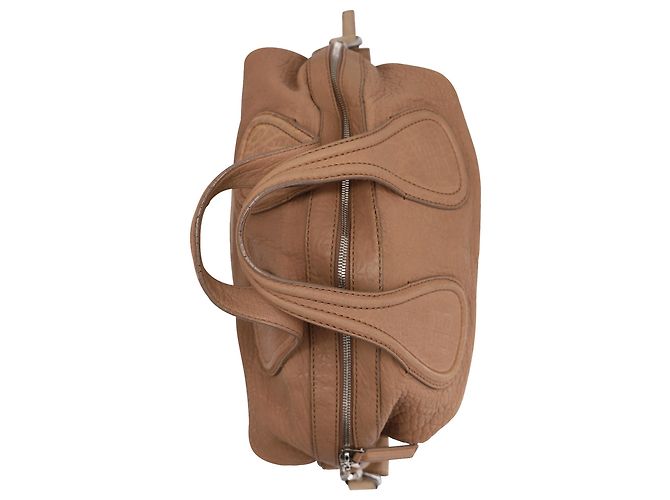 Nightingale Givenchy Cartable Rossignol Medium en Cuir Beige - vue 4
