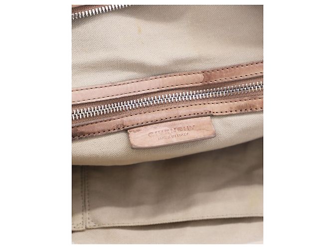 Nightingale Givenchy Cartable Rossignol Medium en Cuir Beige - vue 5