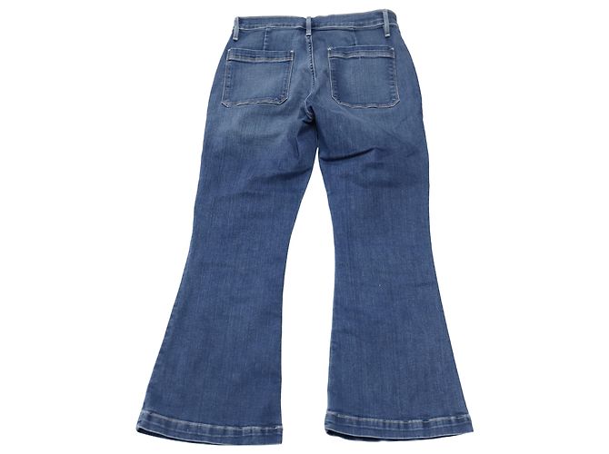 Frame Denim Vaqueros acampanados Frame Le Bardot en denim de algodón azul - vista 2