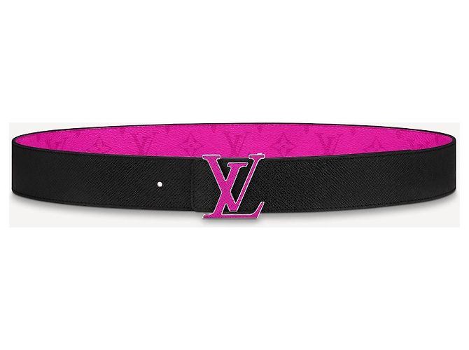 Louis Vuitton LV-Initialen 40 mm Wendegürtel Fuschia - Ansicht 2