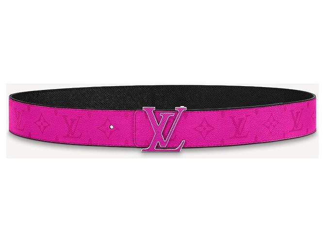 Louis Vuitton LV-Initialen 40 mm Wendegürtel Fuschia - Ansicht 3