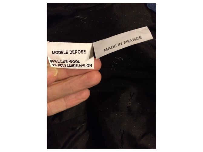 Irié Wolljacke Schwarz Beige - Ansicht 7