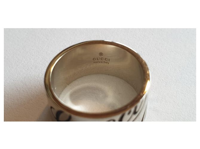 Gucci Ring aus Weißgold Größe 51 Silber - Ansicht 3