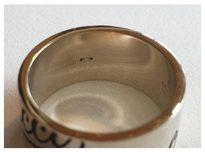 Gucci Ring aus Weißgold Größe 51 Silber - Ansicht 4