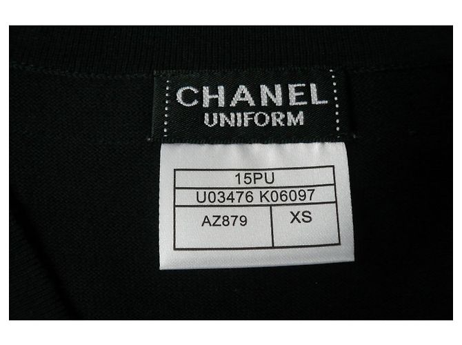 CHANEL UNIFORM TXS marineblaue Weste Nie getragener Neuzustand - Ansicht 2