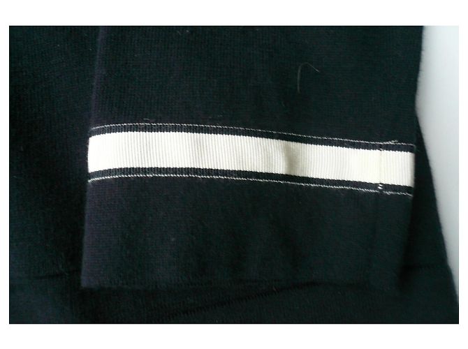CHANEL UNIFORM TXS marineblaue Weste Nie getragener Neuzustand - Ansicht 6