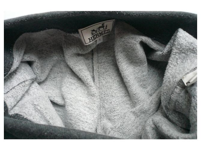 Hermès HERMES Giacca da jogging in misto cotone grigio TXL e parte inferiore L / ottime condizioni Grigio antracite - vista 12