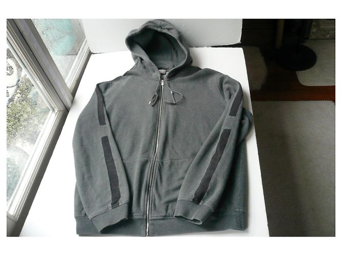 Hermès HERMES Giacca da jogging in misto cotone grigio TXL e parte inferiore L / ottime condizioni Grigio antracite - vista 2