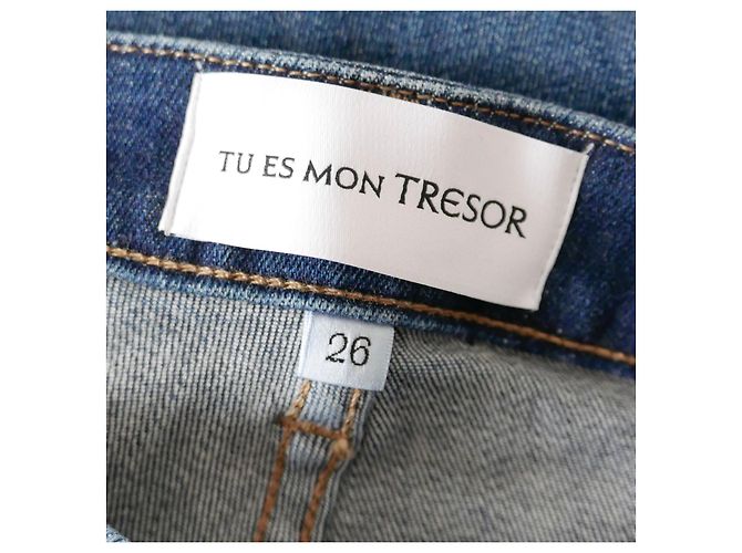Autre Marque Tu es mon Jeans Rose Cuarzo Tresor Azul - vista 4