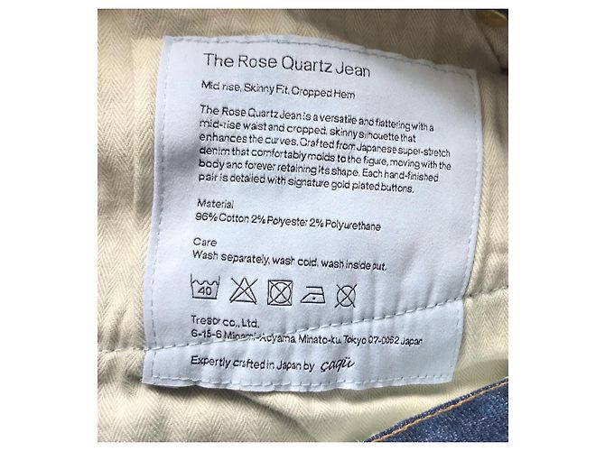 Autre Marque Tu es mon Jeans Rose Cuarzo Tresor Azul - vista 7