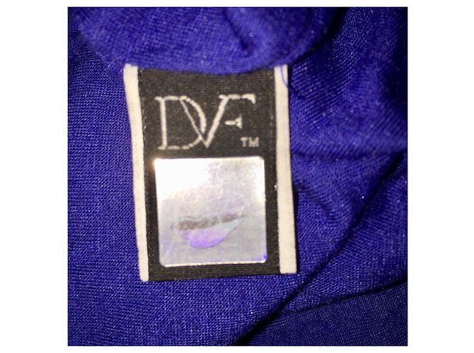 Diane Von Furstenberg Vestido DvF Zarita encaje azul cobalto - vista 5