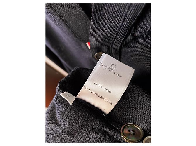Thom Browne 4-Bar knitted cardigan size2 Navy blue - view 4