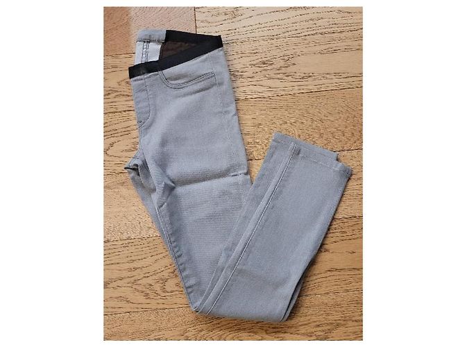 Leggings Helmut Lang grises de algodón - vista 3