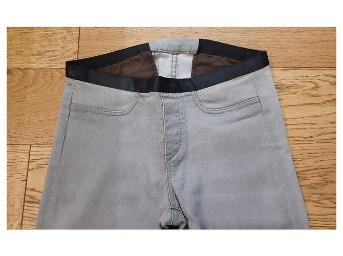 Leggings Helmut Lang grises de algodón - vista 4