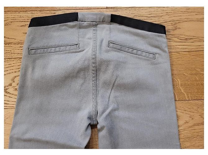 Leggings Helmut Lang grises de algodón - vista 5