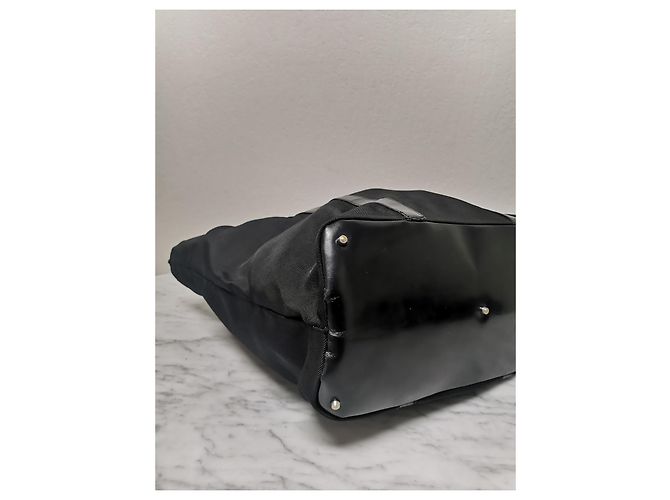 Bamboo Gucci Bambus-Einkaufstasche Schwarz - Ansicht 5