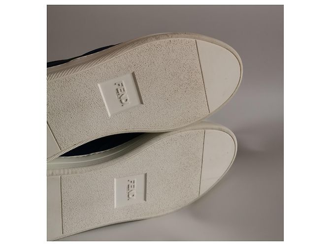 Sneakers slip-on Fendi Blu navy - vista 11