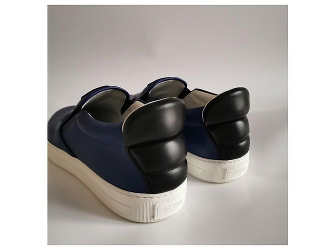 Sneakers slip-on Fendi Blu navy - vista 5