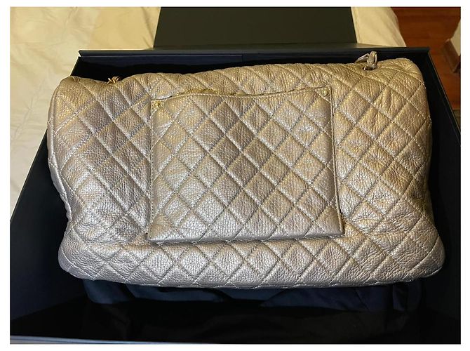 Bowling Chanel Borsa da viaggio XXL con patta D'oro - vista 4