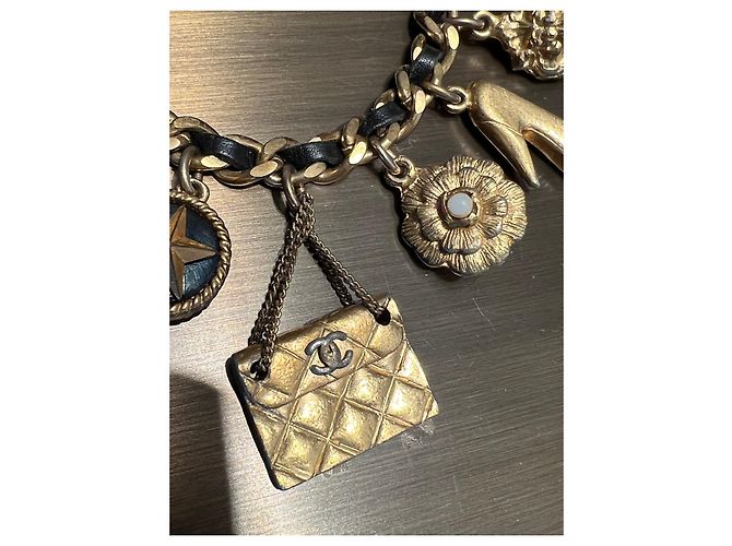 Chanel Coleccionista Negro Gold hardware - vista 7