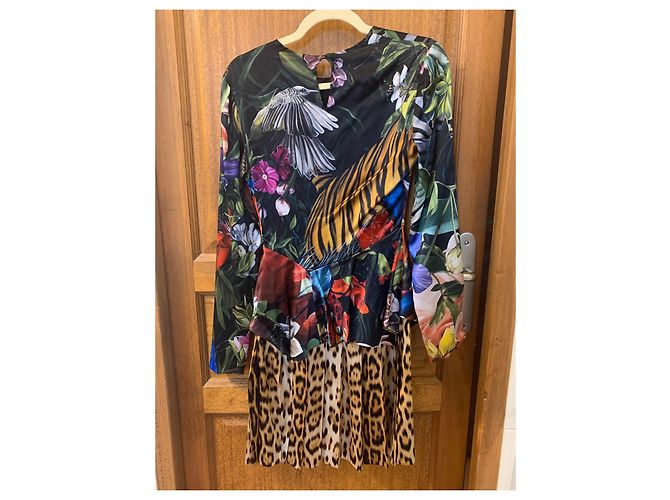Hermoso vestido de Roberto Cavalli Multicolor - vista 6