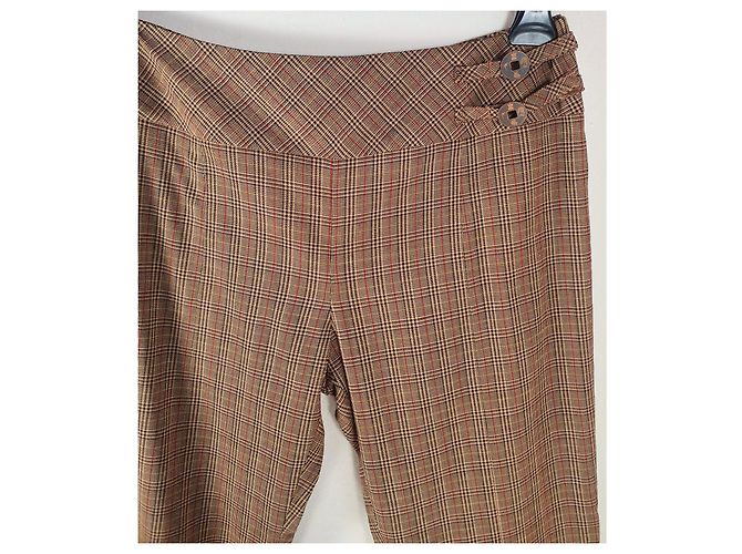 Kenzo Wool and Viscose Pants Size 42 Multiple colors - vista 2
