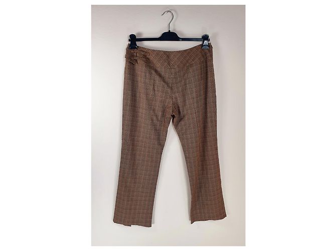 Kenzo Wool and Viscose Pants Size 42 Multiple colors - vista 3