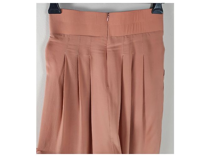 Pantaloni in seta Gemma Ganni Colore Gambero - vista 5