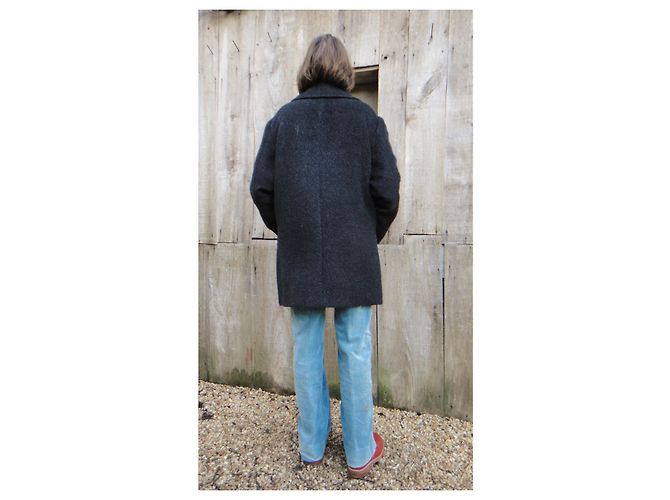 Burberry lana / mohair / alpaca / t 38 /40 Gris antracita - vista 4
