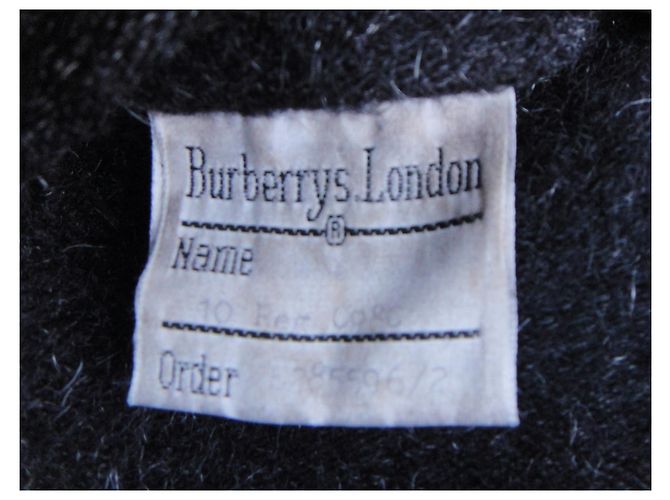 Burberry lana / mohair / alpaca / t 38 /40 Gris antracita - vista 5