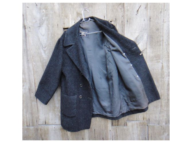 Burberry lana / mohair / alpaca / t 38 /40 Gris antracita - vista 8