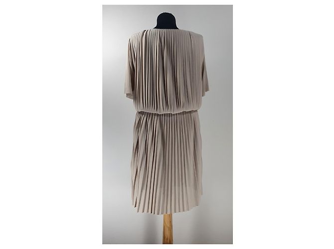 Filippa K Plisseekleid beige - Ansicht 3