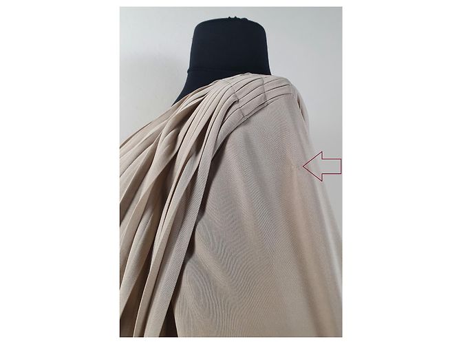 Filippa K Plisseekleid beige - Ansicht 4