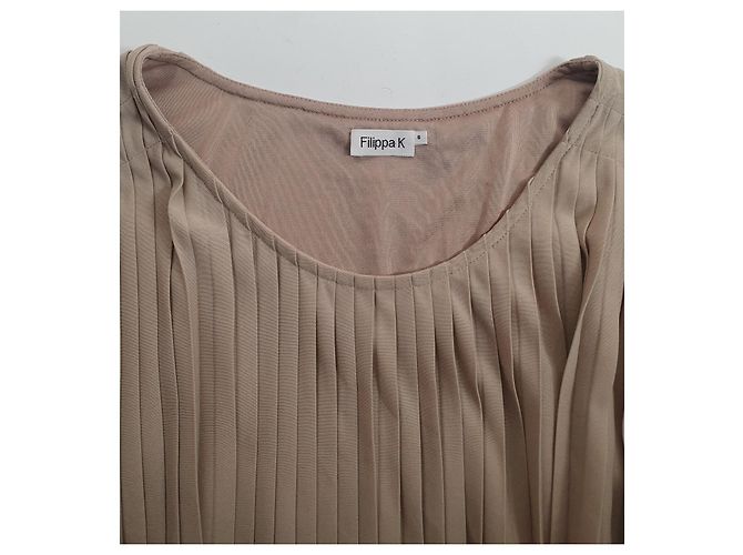 Filippa K Plisseekleid beige - Ansicht 5