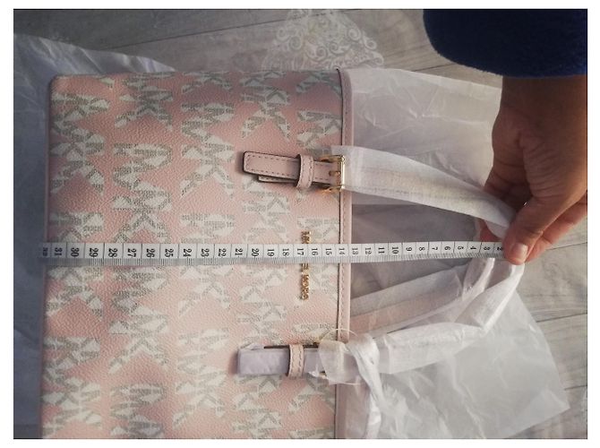 Borsa Michael Kors in pelle rosa - vista 4