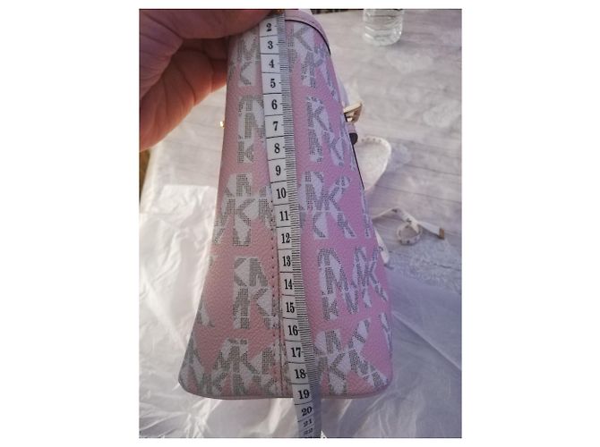 Borsa Michael Kors in pelle rosa - vista 5