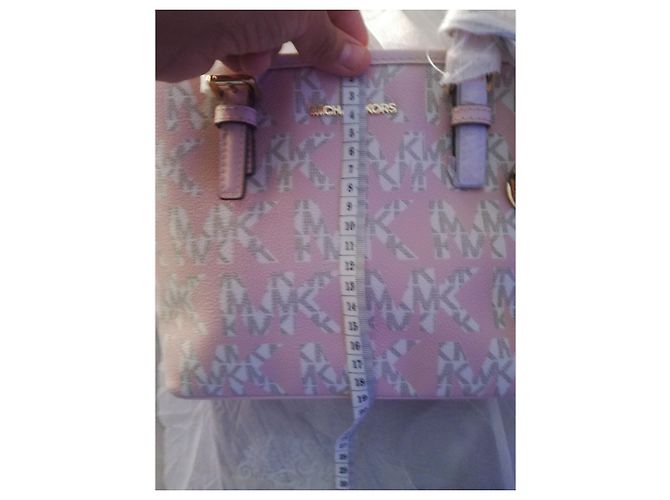 Borsa Michael Kors in pelle rosa - vista 6