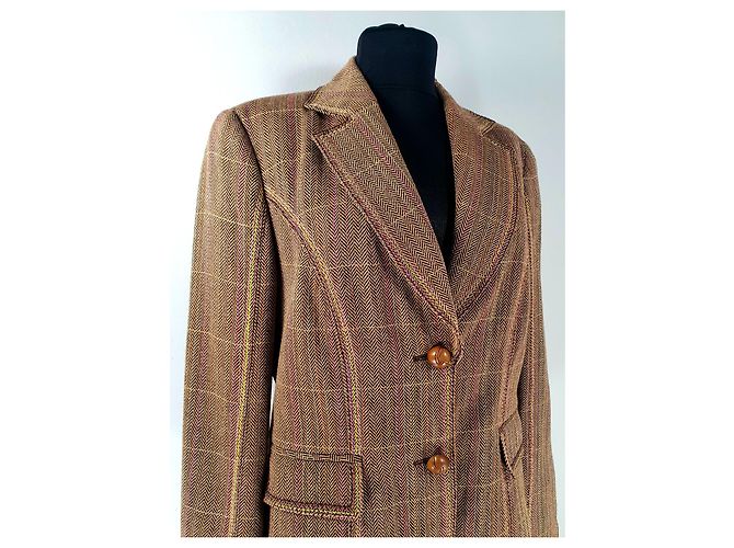 Luisa Cerano Blazer aus Wolle Mehrfarben - Ansicht 2