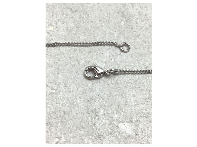 Collar CHANEL / Plata / Marca CC / Marca Coco / Bola de espejos - vista 3