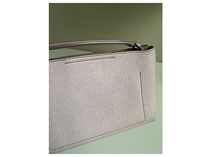 Borsa MCM in pelle rosa con manico - vista 15