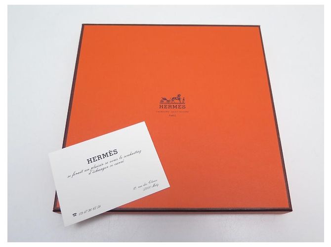 Hermès HERMES CHEMINS DE GARRIGUE CHRISTINE HENRY SCIARPA IN SETA ANTRACITE + SCATOLA Grigio antracite - vista 11