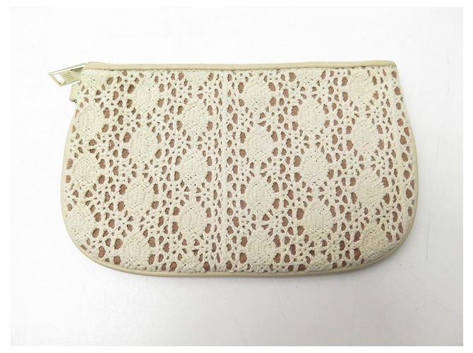 LANCEL FRENCH FLAIR UMA BOLSA06118 EM COURO ECRU E RENDA + BOLSA - vista 16