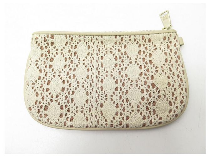 LANCEL FRENCH FLAIR UMA BOLSA06118 EM COURO ECRU E RENDA + BOLSA - vista 17