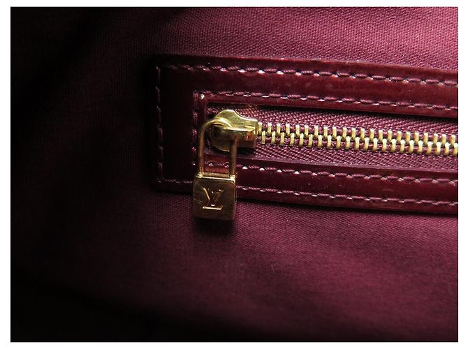 LOUIS VUITTON WILSHIRE MM BORSA A MANO MONOGRAM IN VERNICE BORSA A MANO CABAS Bordò - vista 16
